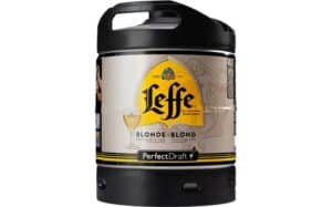 Ein Leffe Blonde PerfectDraft Bierfass